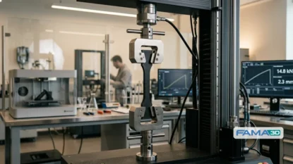 Modulo di Young: cos'è, formula e valori nei materiali per la stampa 3D 3 Modulo di Young: prova di trazione su un provino stampato in 3D