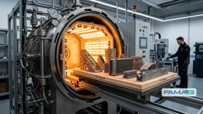 Ricottura (Annealing): cos'è, come funziona e perché è importante per i pezzi stampati in 3D 2 Ricottura (annealing) di pezzi stampati in 3D in forno